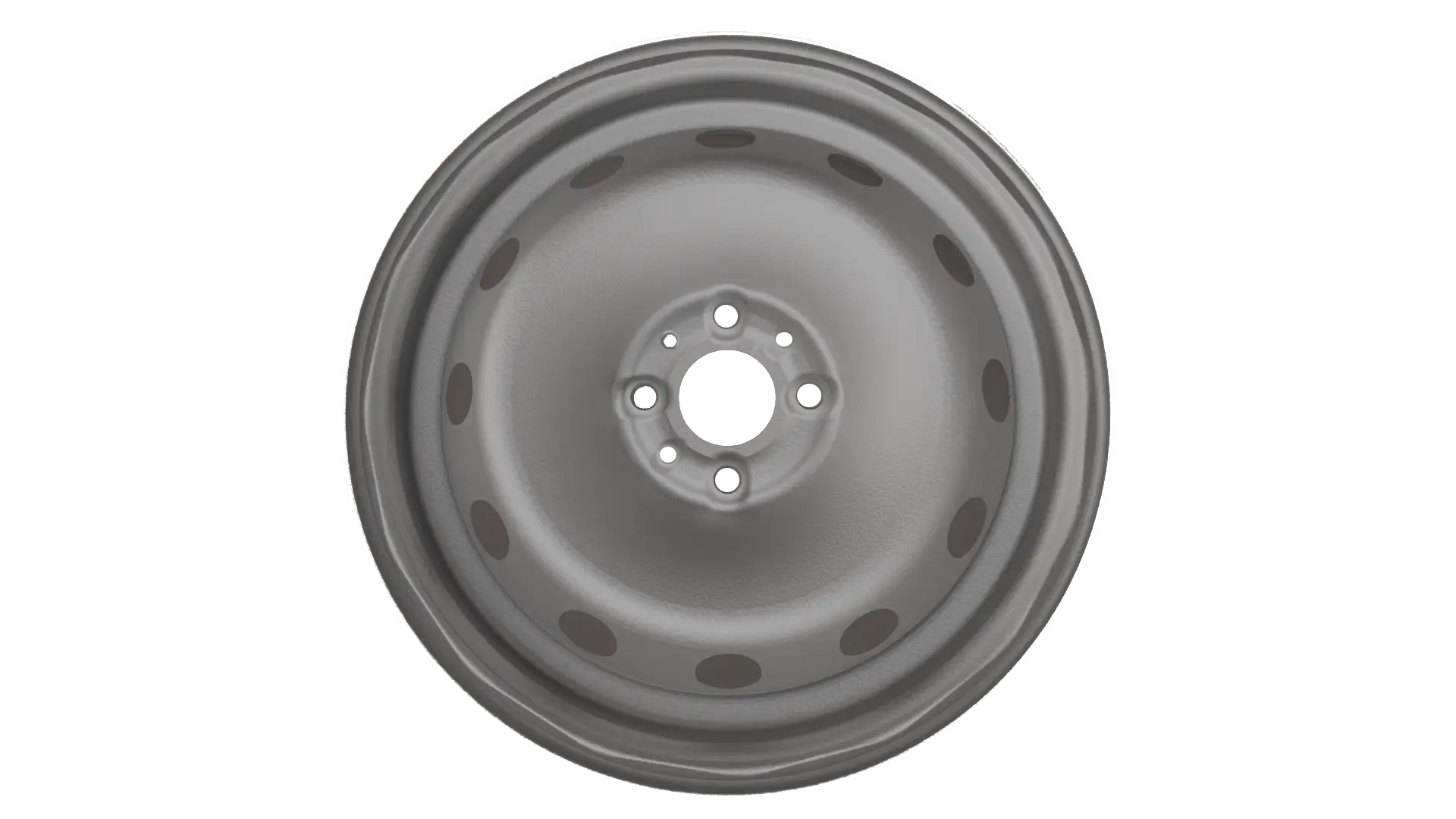 Czysta wyśrutowana, wypiaskowana felga